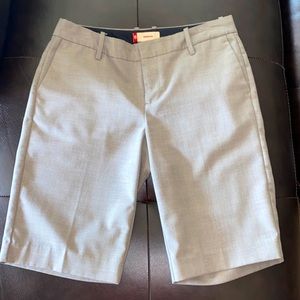 Gap bermuda shorts. Light grey light weight tweed. Size 2